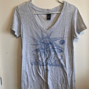 Obey grey v-neck